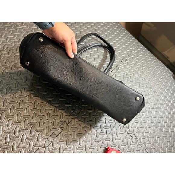 TUMI Sinclair Tegan Black Saffiano Leather Business Tote Shoulder‎ Bag #79385D - Picture 3 of 14